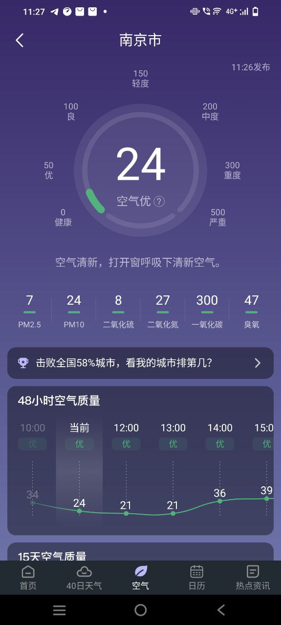 24小时天气免费下载_24小时天气app新版v1.9.12