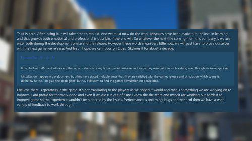 "天际线开发商公布信任重建计划，都市最新游戏资讯"