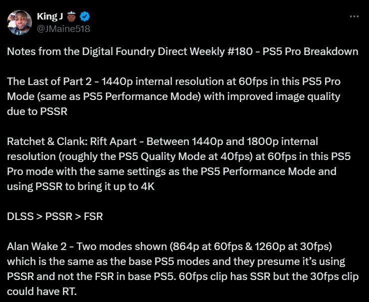 PS5Pro性能模式分辨率仅864P，心灵杀手游戏体验受影响？