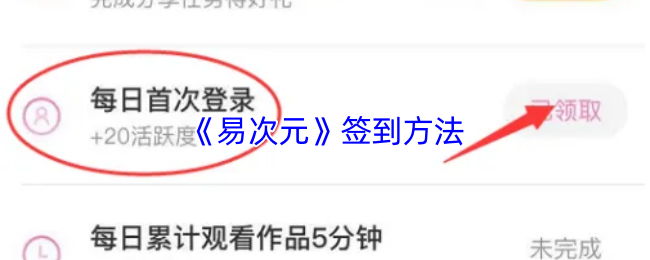 《易次元》签到攻略大揭秘