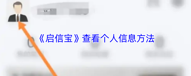 《启信宝》个人信息查看指南