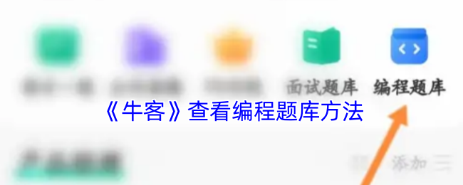 《牛客》查看编程题库的有效技巧