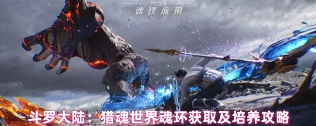 《斗罗大陆：猎魂世界》猎魂世界魂环获取与培养全攻略