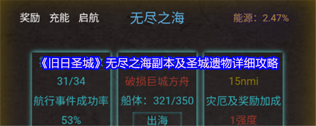 《旧日圣城》无尽之海副本与圣城遗物全面解析指南