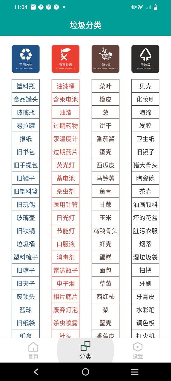 垃圾分类指南2025