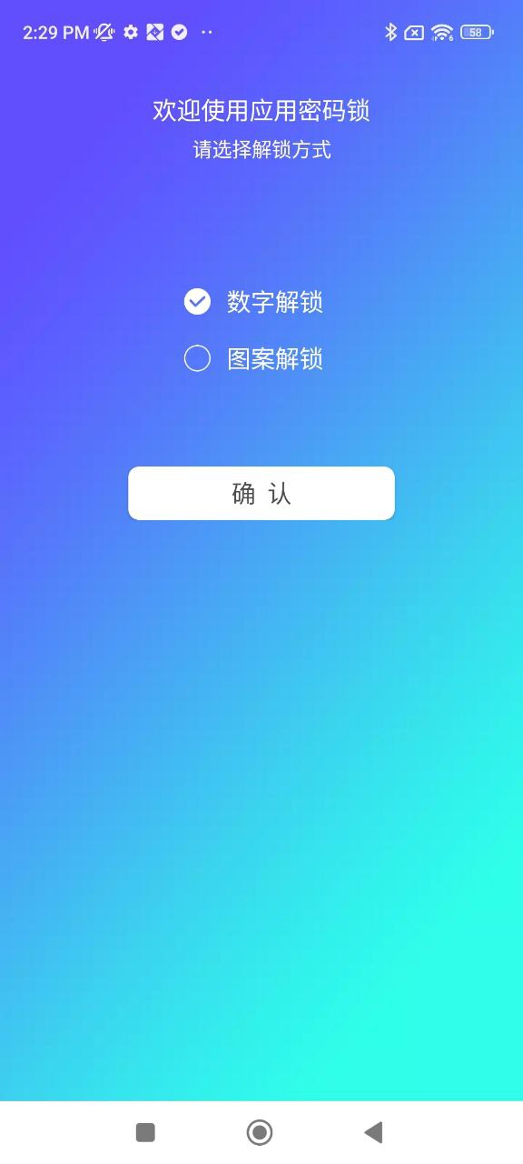 应用密码锁