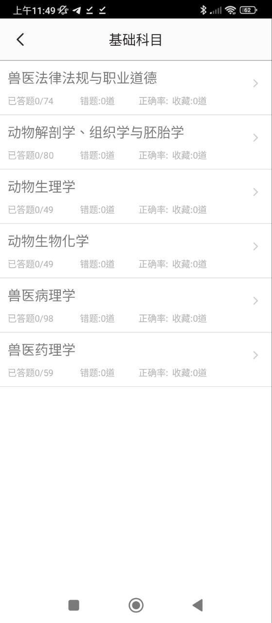 兽医题库最新