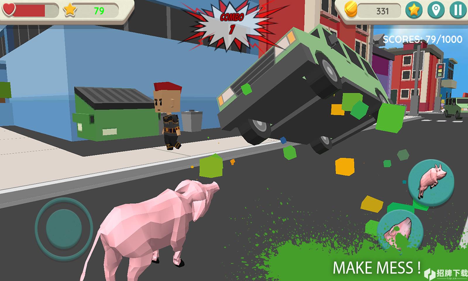 疯狂的猪模拟器手游下载_疯狂的猪模拟器手游最新版免费下载