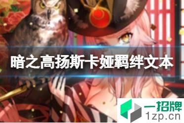 《FGO》暗之高扬斯卡娅羁绊文本翻译 2022元旦从者暗狐个人资料